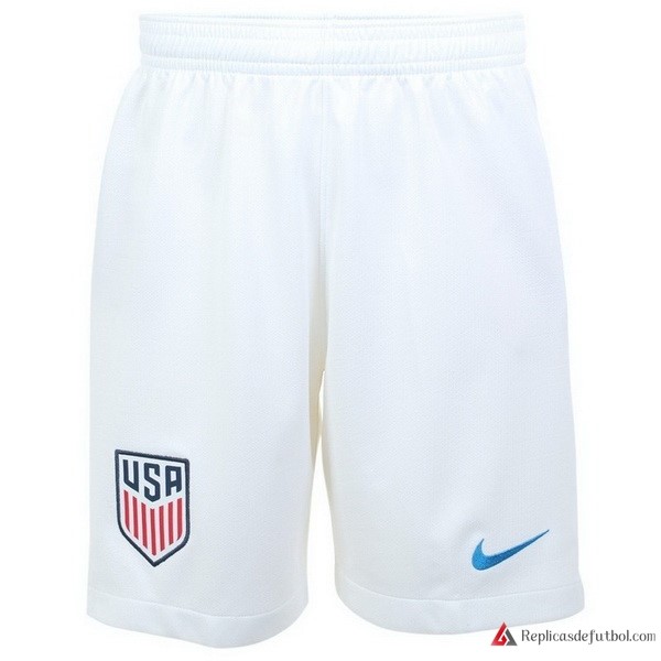 Pantalones Estados Unidos Primera equipación 2018 Blanco